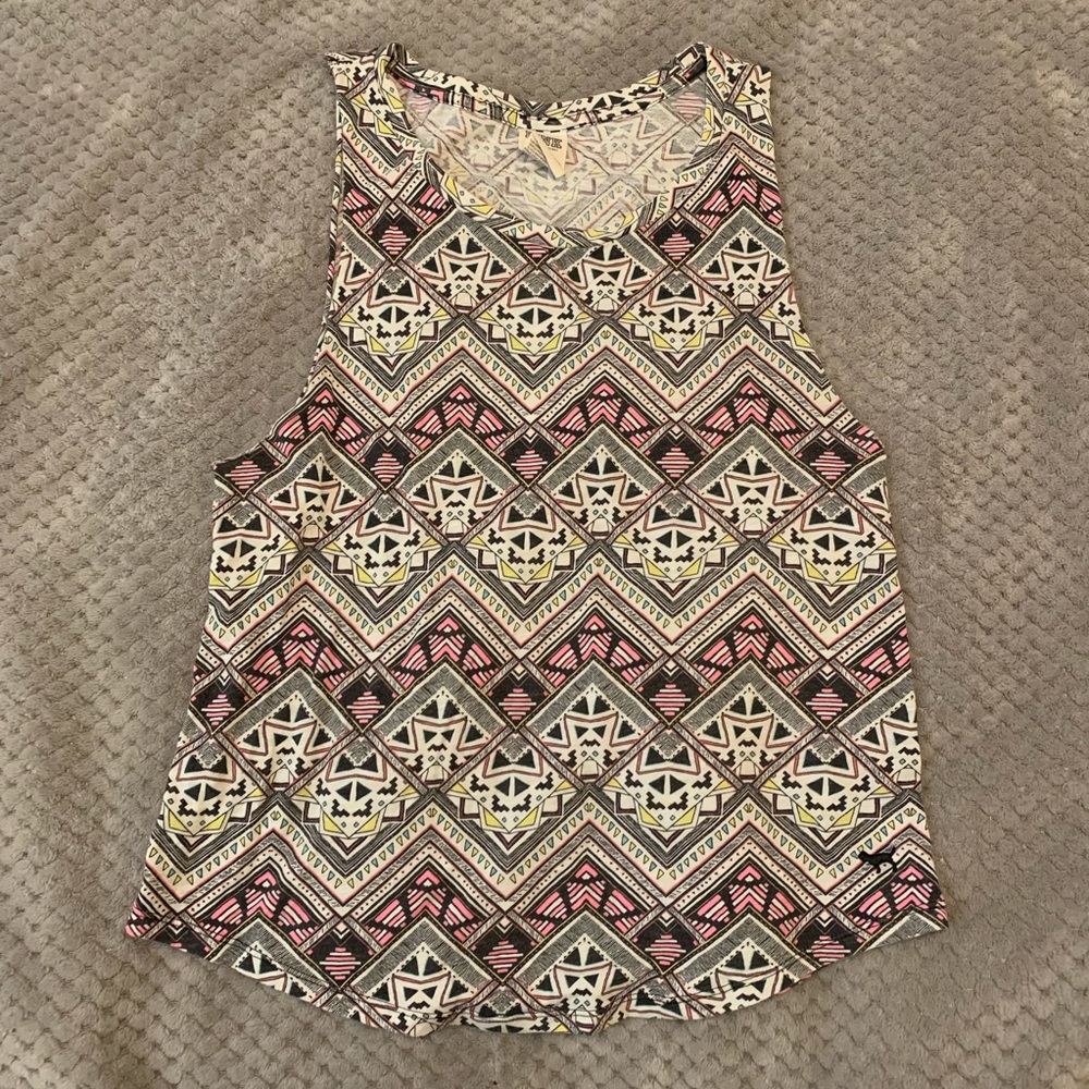 VS PINK Tribal Muscle Top